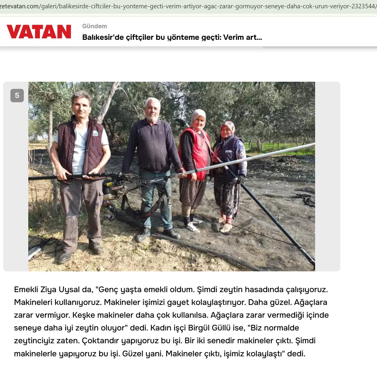 GazeteVatan.com - Balıkesir'de çiftçiler bu yönteme geçti